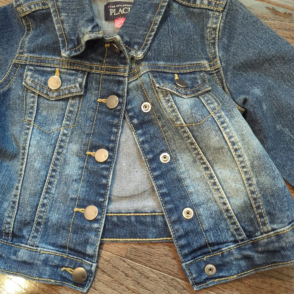 Misfits Jean‎ Jacket Toddler 3T Skull Patch Denim Jacket